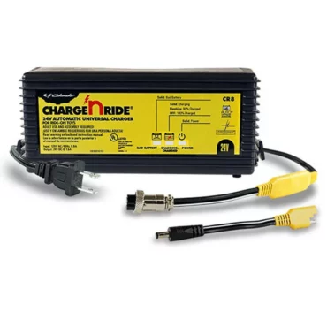 Charge ‘n Ride 1.5A 24 volt universal battery charger.